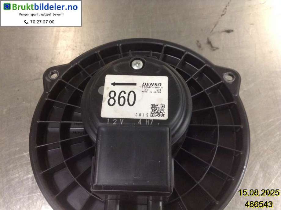 Varmeapparat motor til Mitsubishi Pajero 2007-2016 (Type IV, Fase 1) (MITSUBISHI||116340-8601)