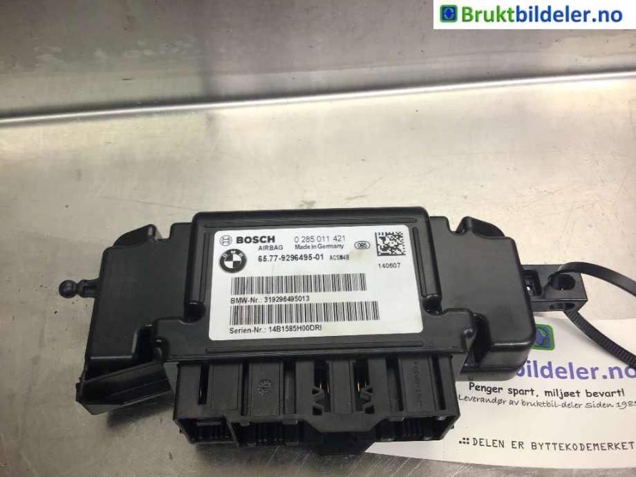 Airbag elektronikk til BMW 3-Serie, 2012-2018 (F30/F31/F34) (F30/F31/F34) (BMW|65779296495)