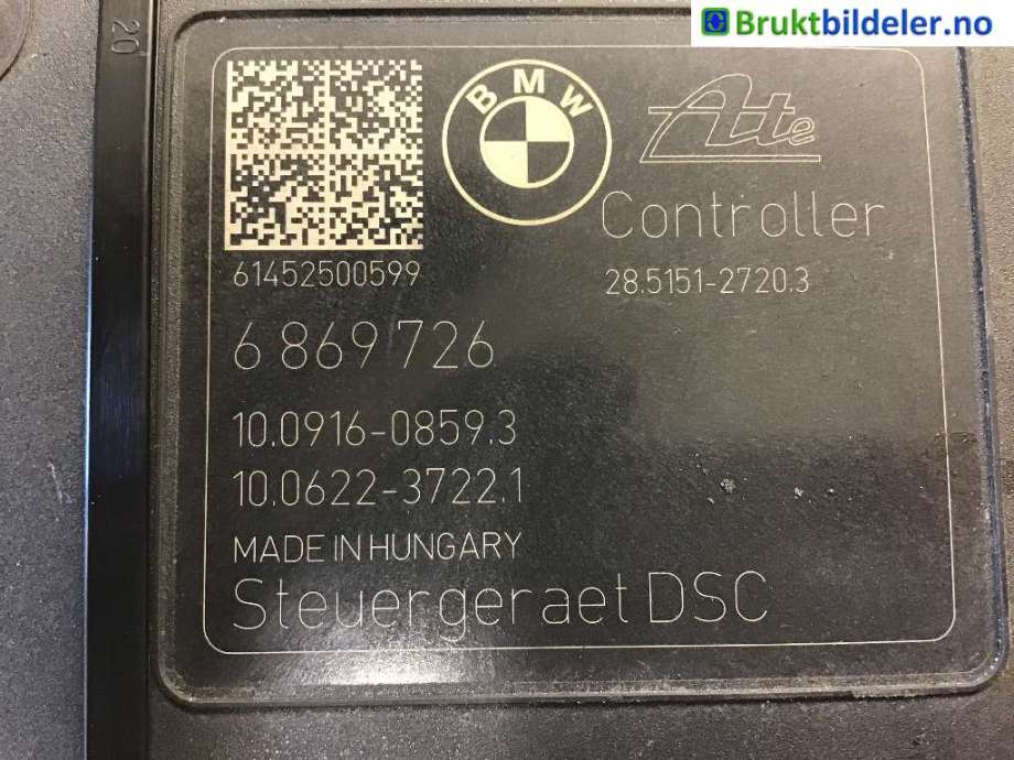 ABS sentral til BMW 3-Serie, 2012-2018 (F30/F31/F34) (F30/F31/F34) (BMW|6869726)