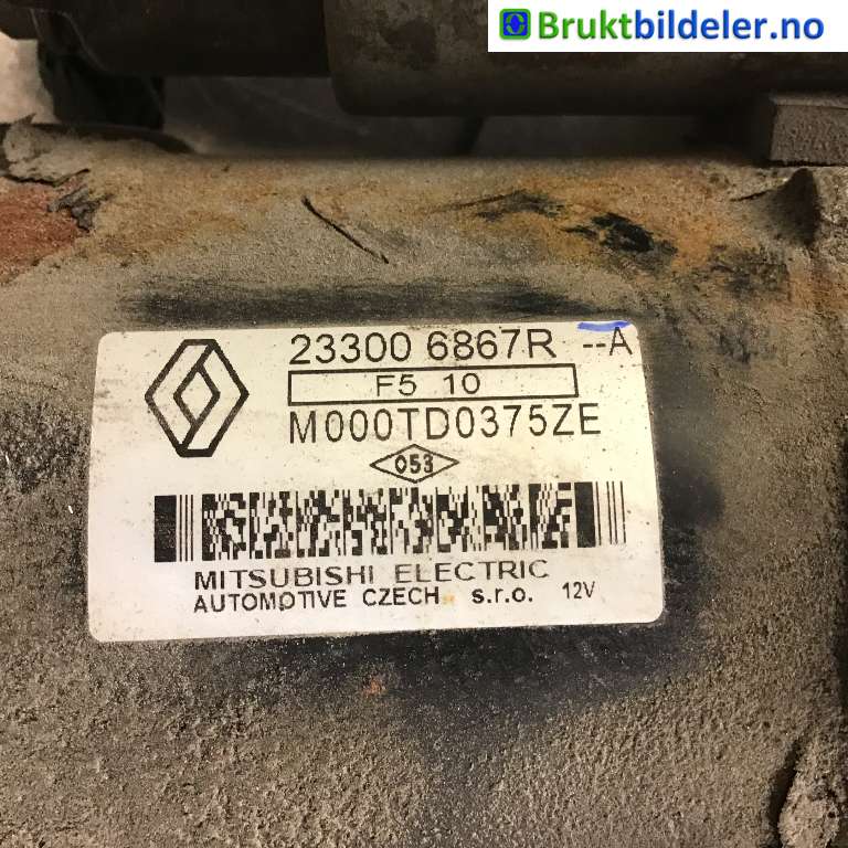 Starter til Nissan Qashqai 2014-2021 (Type II)  (NISSAN|2330000Q3D|M000TD0375ZE|23300 6867R)