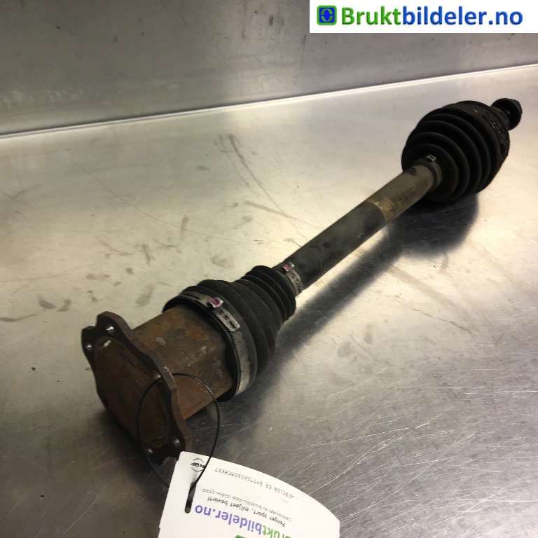 Drivaksel venstre foran til Audi Q5, 2012-2017 (Type I, Fase 2)  (AUDI|8R0 407 271 B)