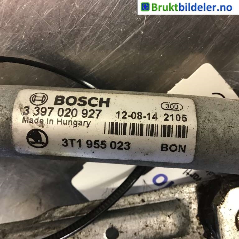 Viskeroverføring til Škoda Superb 2008-2015 (Type II)  (SKODA|3T1 955 023|3 397 020 927|)