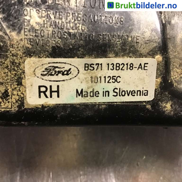 Tåkelykt høyre foran til Ford Mondeo 2007-2010 (Type IV, Fase 1) (FORD|BS7113B218AE|101125C|)