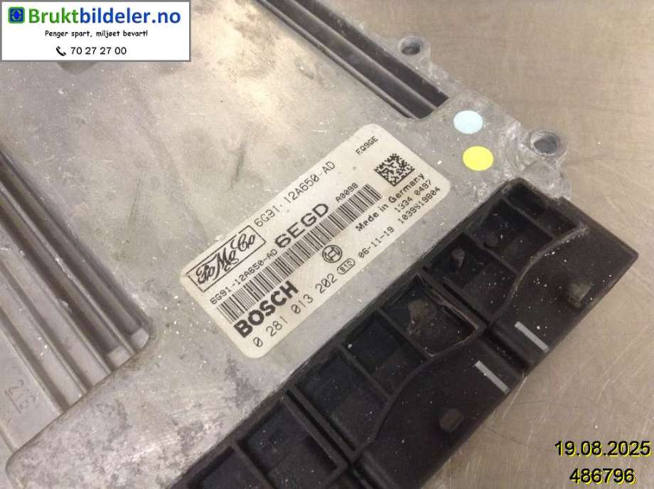 Styreenhet motor til Land Rover Freelander 2007-2014 (Type II)  (LAND-ROVER|6G91-12A650-AD|0 281 013 202|)