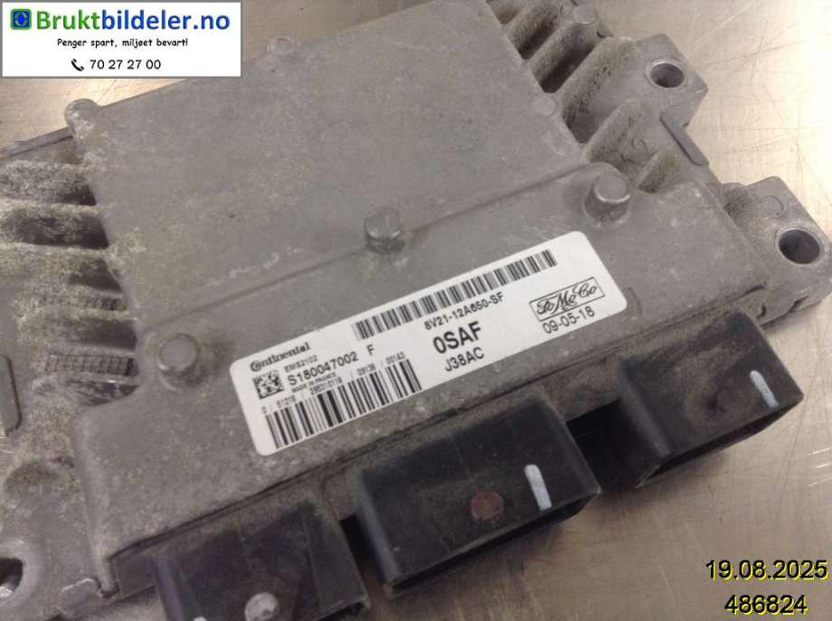 Styreenhet motor til Ford Fiesta 2008-2012 (Type VI, Fase 1)  (FORD|8V21-12A650-SF|S180047002|)