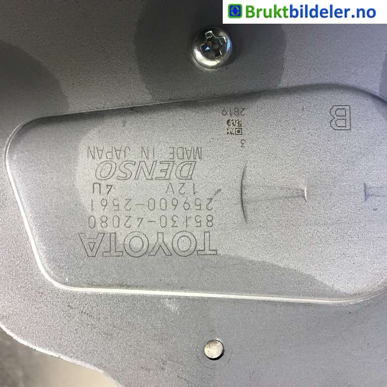 Viskermotor bakrute til Toyota RAV4 2016-2019 (Type IV, Fase 2)  (TOYOTA|85130-42080|259600-2561|)