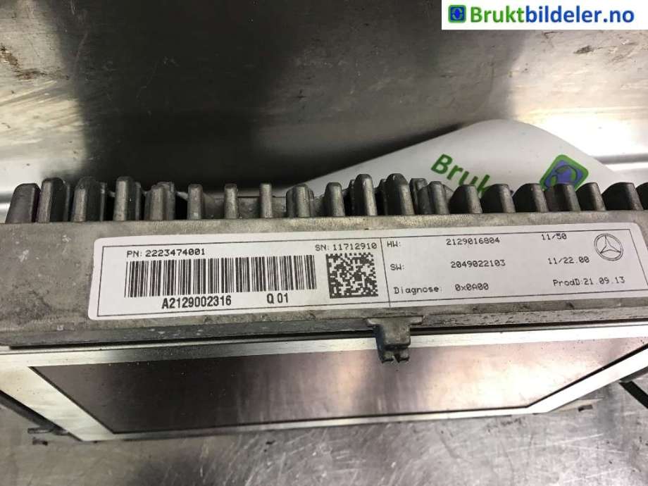 Instrument kjørecomputer til Mercedes E-Klasse 2013-2016 (Fase 2) (W212) (W212) (MERCEDES|A 212 900 23 16|)