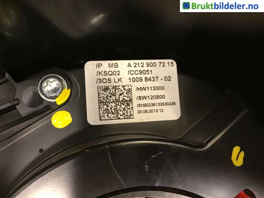 Bryter combi til Mercedes E-Klasse 2013-2016 (Fase 2) (W212) (W212) (MERCEDES|A 212 900 72 15|1009 8437-02|)