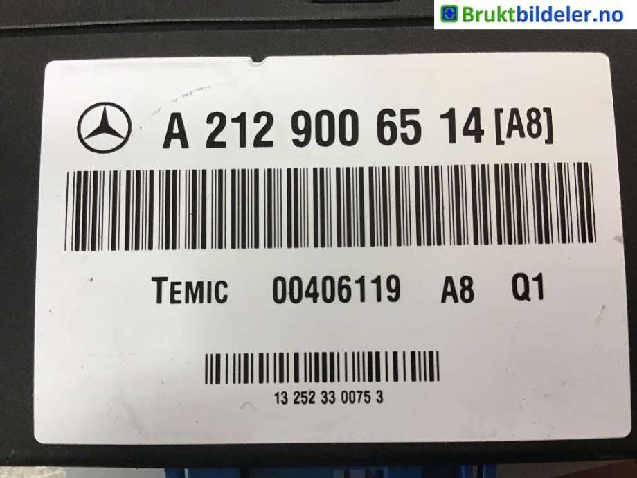 Styreenhet nivå/luftfjæring til Mercedes E-Klasse, 2013-2016 (Fase 2) (W212) (W212) (MERCEDES|A 212 900 65 14)