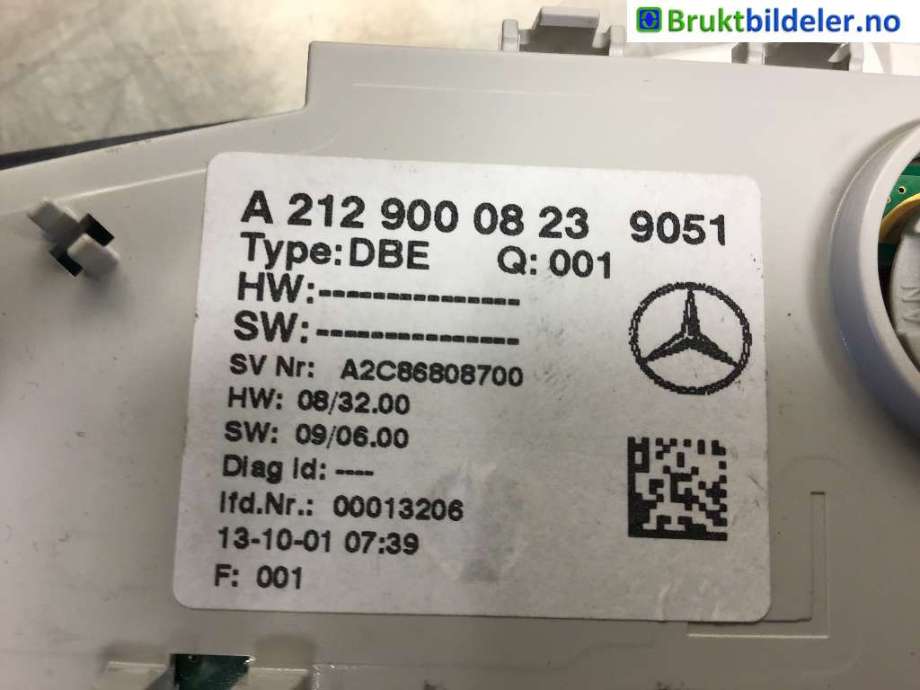 Tak konsoll til Mercedes E-Klasse, 2013-2016 (Fase 2) (W212) (W212) (MERCEDES|A 212 900 08 23)