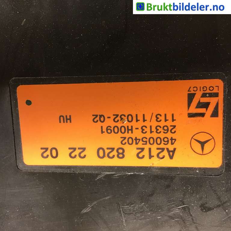 Bilstereo høyttaler til Mercedes E-Klasse 2013-2016 (Fase 2) (W212) (W212) (MERCEDES|A 212 820 22 02|46005402|)