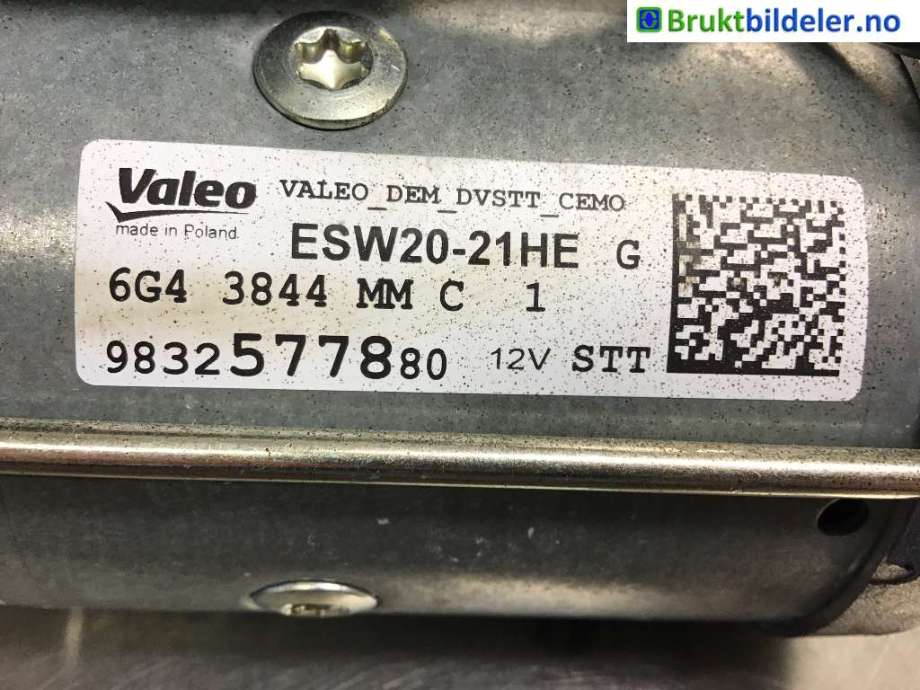 Starter diesel til Toyota Proace City 2020-->>  (TOYOTA||ESW20-21HE)