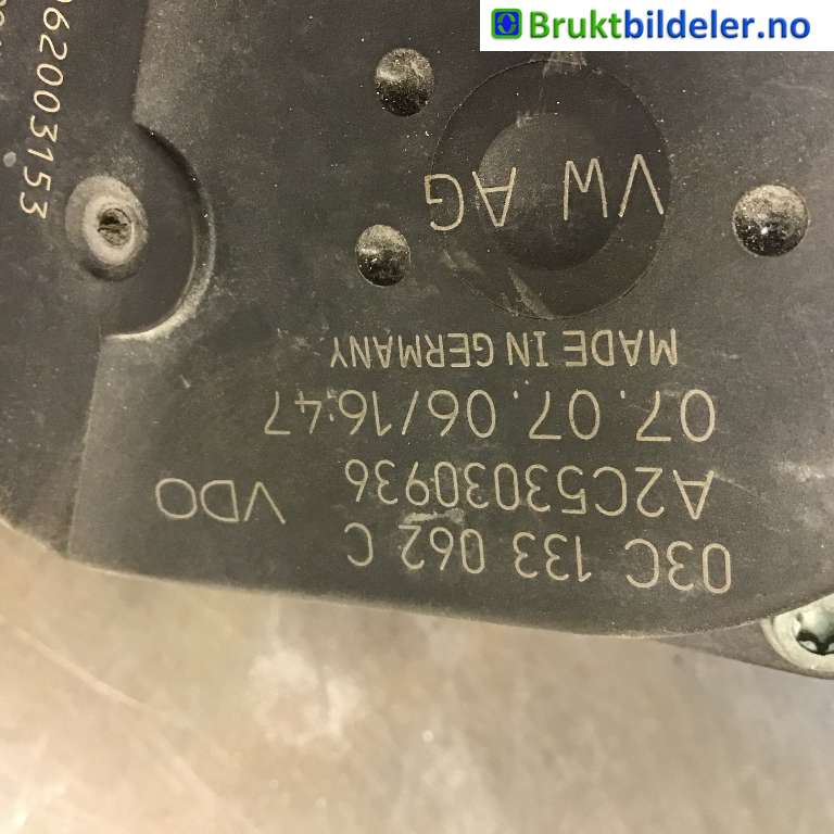 Spjeldhus til VW Polo 2005-2009 (Type IV, Fase 2)  (VOLKSWAGEN|03C 133 062 C|A2C53030936|)