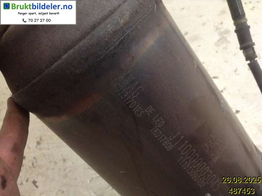 Katalysator til VW Polo 2009-2014 (Type V, Fase 1)  (VOLKSWAGEN|1K0 131 701 ES|)