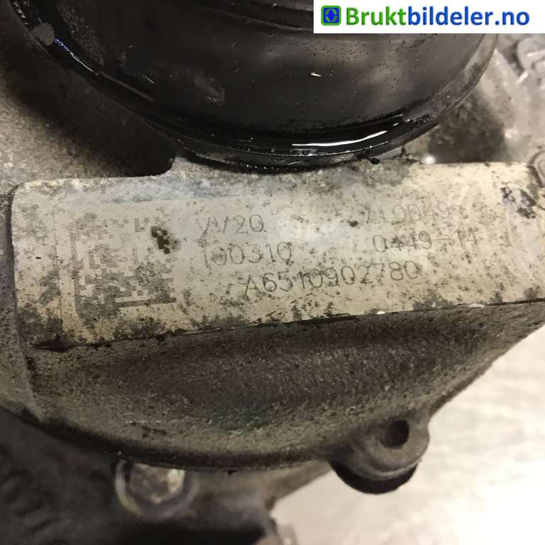Turbo til Mercedes C-Klasse 2007-2011 (Fase 1) (W204) (W204) (MERCEDES|A 651 090 27 80|100310 0449-14|)