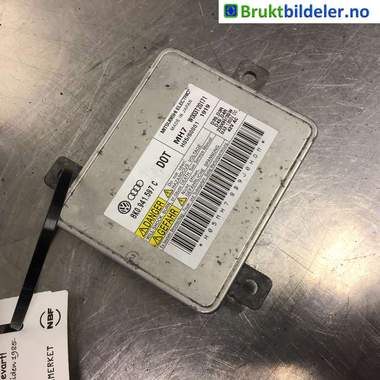 Styreenhet xenon/ballast til Audi A4 2007-2014 (Type IV) (B8) (B8) (AUDI|8K0 941 597 C|W003T20171|)