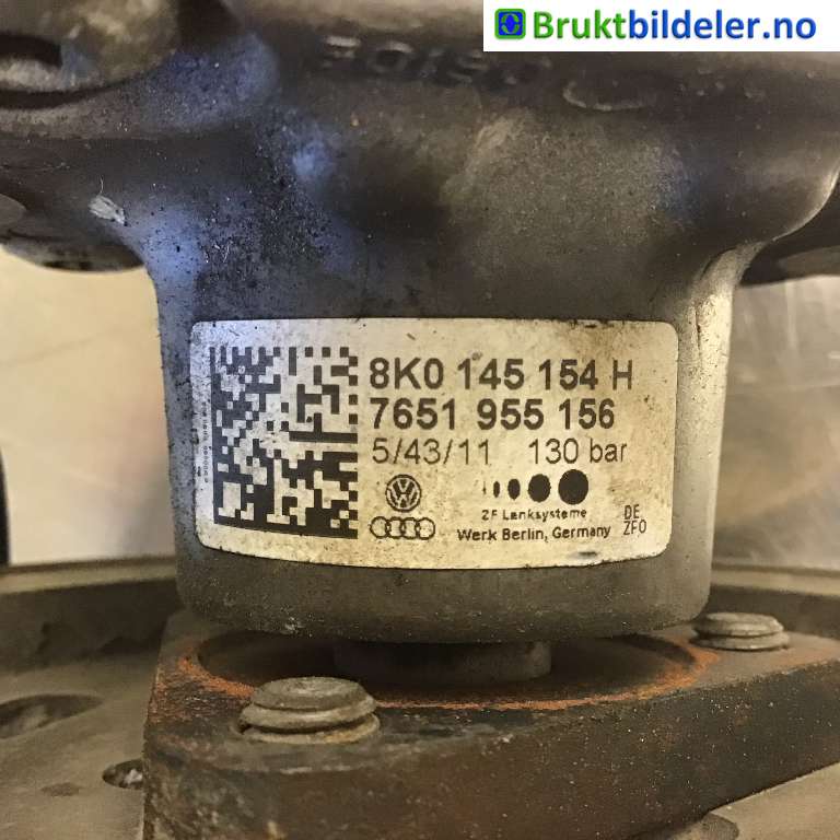 Servo pumpe mekanisk til Audi A4 2007-2014 (Type IV) (B8) (B8) (AUDI|8K0 145 154 H|7651 955 156|)
