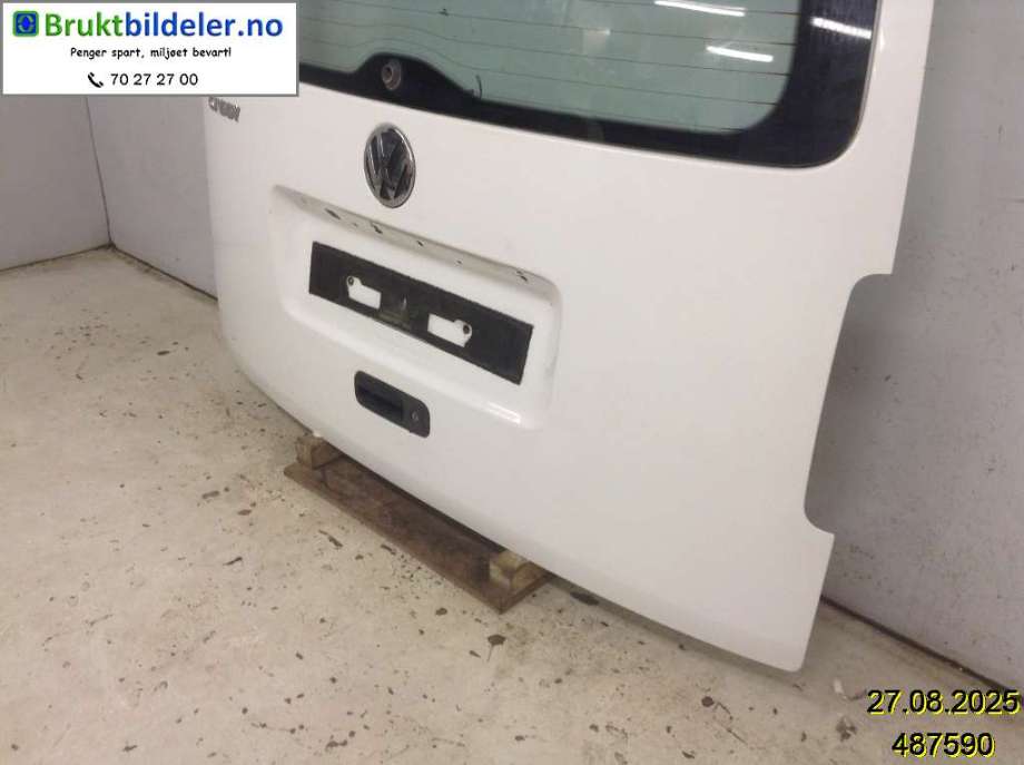 Bakluke til VW Caddy 2004-2010 (Type III, Fase 1)  (VOLKSWAGEN|2K0 827 025 L|)