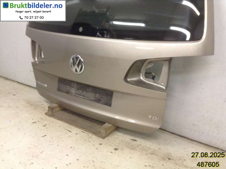 Bakluke til VW Touran 2010-2015 (Type I, Fase 3) (VOLKSWAGEN|1T0 827 025 Q|)