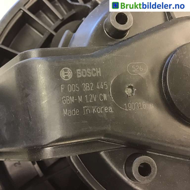 Varmeapparat motor til Ford Ranger / Ranger Raptor 2015-2022  (FORD|AB39-19847-AB|F 00S 3B2 445|)