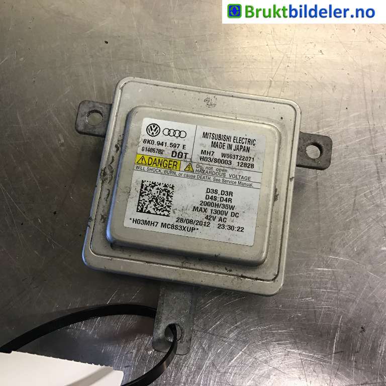 Styreenhet xenon/ballast til Audi A5 2007-2016 (Type I)  (AUDIA5 SPORTBACK|8K0 941 597 E|W003T22071|)
