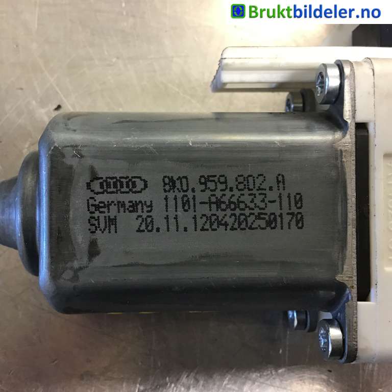 Ruteheis venstre bak til Audi A5 2007-2016 (Type I)  (AUDIA5 SPORTBACK|8K0 959 802 A|1101-A66633-110|)