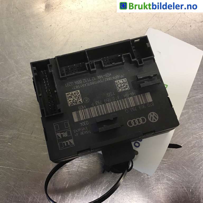 Styreenhet dør venstre foran til Audi A5 2007-2016 (Type I)  (AUDIA5 SPORTBACK|8T0 959 793 G|0004 0291|)