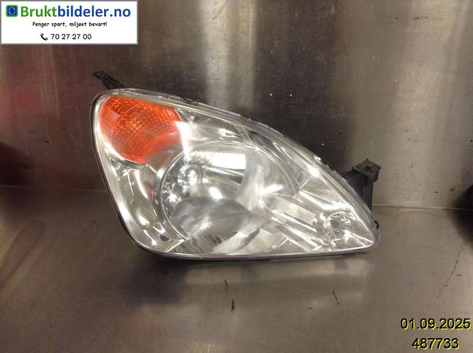 Frontlykt høyre halogen til Honda CR-V, 2002-2006 (Type II)  (HONDA|33100-SCA-G010-M1)