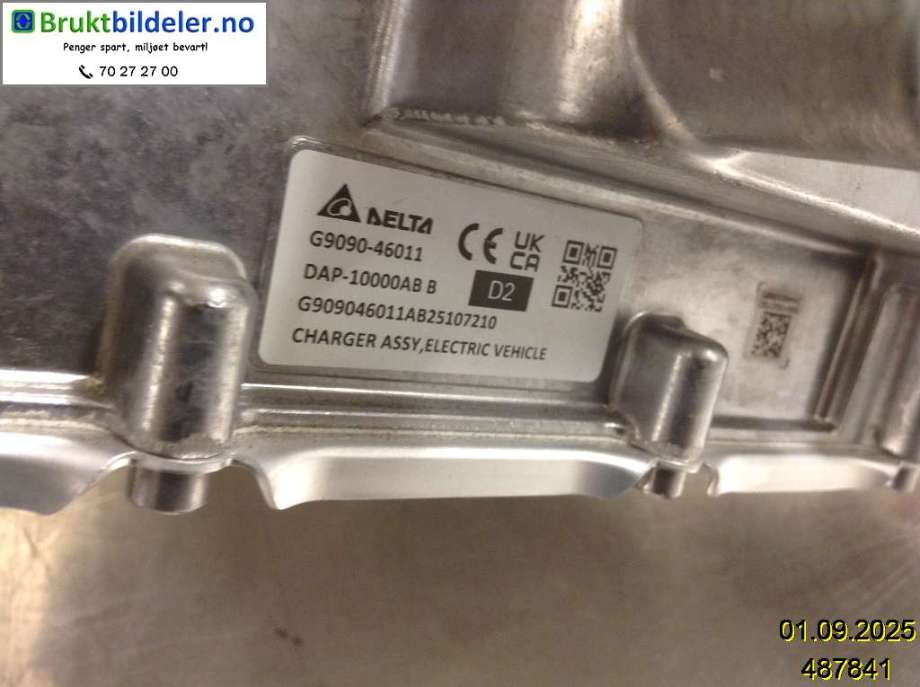 Batterilader (OBC - On Board Charger) til Toyota bZ4X 2022-->> (TOYOTA|G9090-46011|)