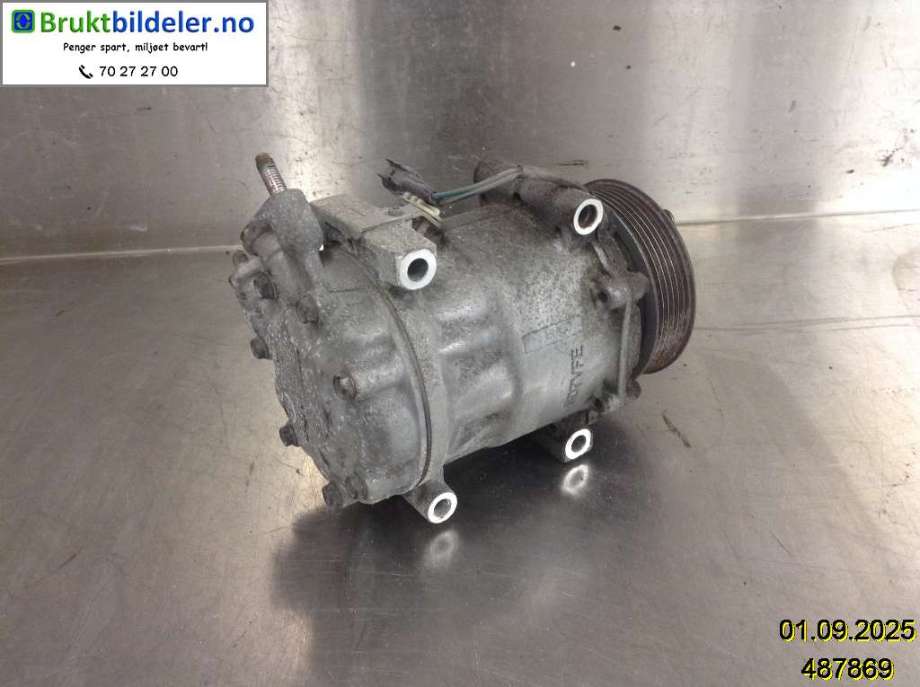 Aircondition kompressor til Volvo V60 2010-2013 (Type I, Fase 1)  (VOLVO|31348213|9339906145|)