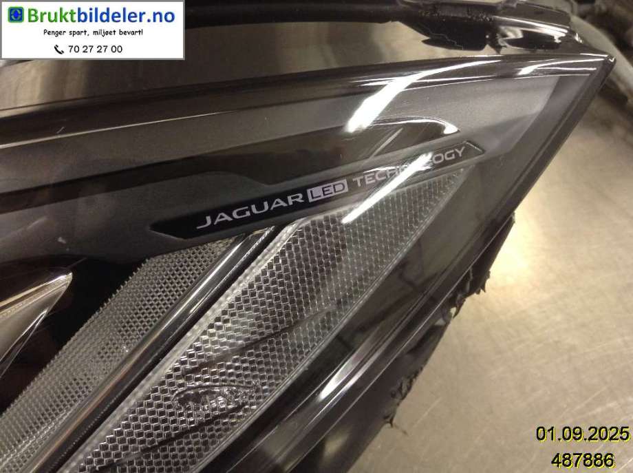 Frontlykt venstre halogen til Jaguar I-PACE 2018-->>  (JAGUAR|T4K19696||J9D3-13W030-EC)