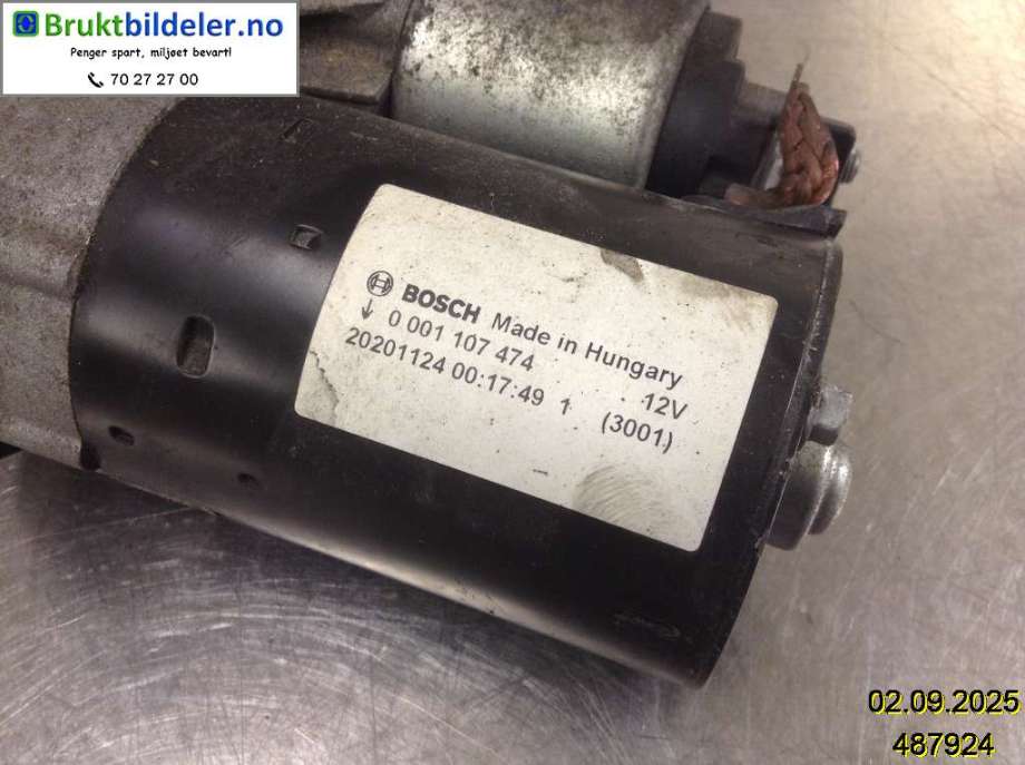 Starter diesel til Mopedbil Ligier JS60 0-->>  (LIGIER JS60|20201124|0 001 107 474|)