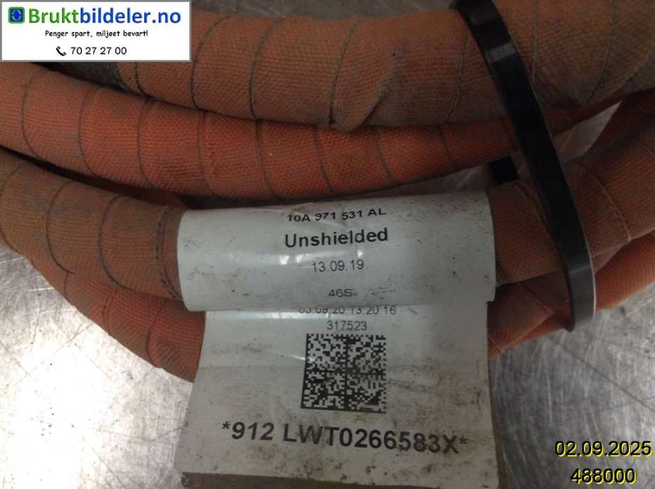 Batterilader (OBC - On Board Charger) til VW ID.3 2020-->>  (VOLKSWAGEN|10A 971 531 L|)