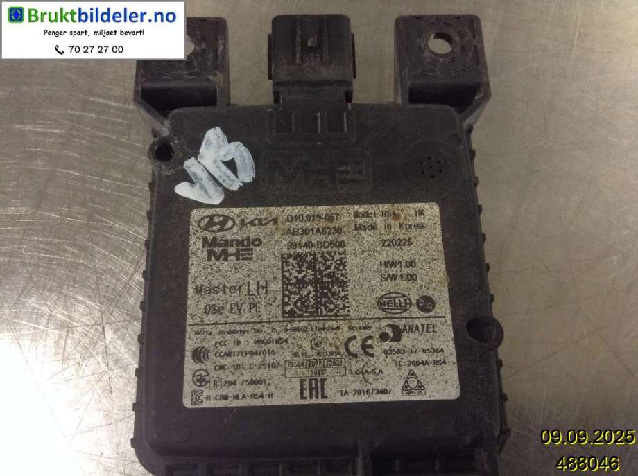 Sensor radar til Hyundai Kona 2021-2023 (Type I, Fase 2)  (HYUNDAI|99140DD500|)