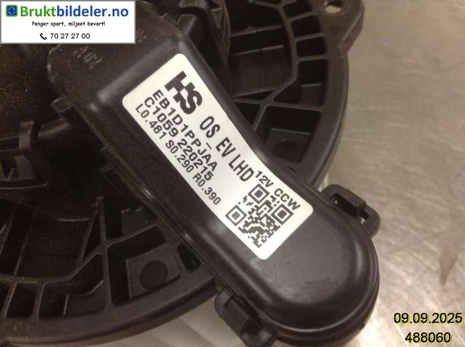 Varmeapparat motor til Hyundai Kona 2021-2023 (Type I, Fase 2)  (HYUNDAI|97113K4000|C1059 220215|)