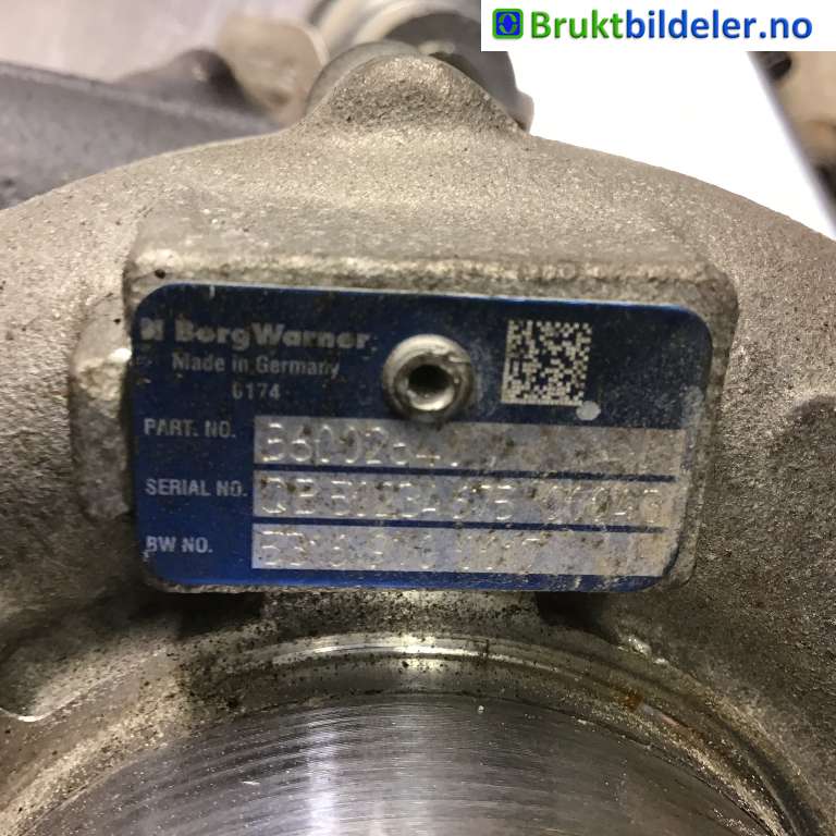Turbo til Volvo XC60 2014-2017 (Type I, Fase 2)  (VOLVO|36010145|)