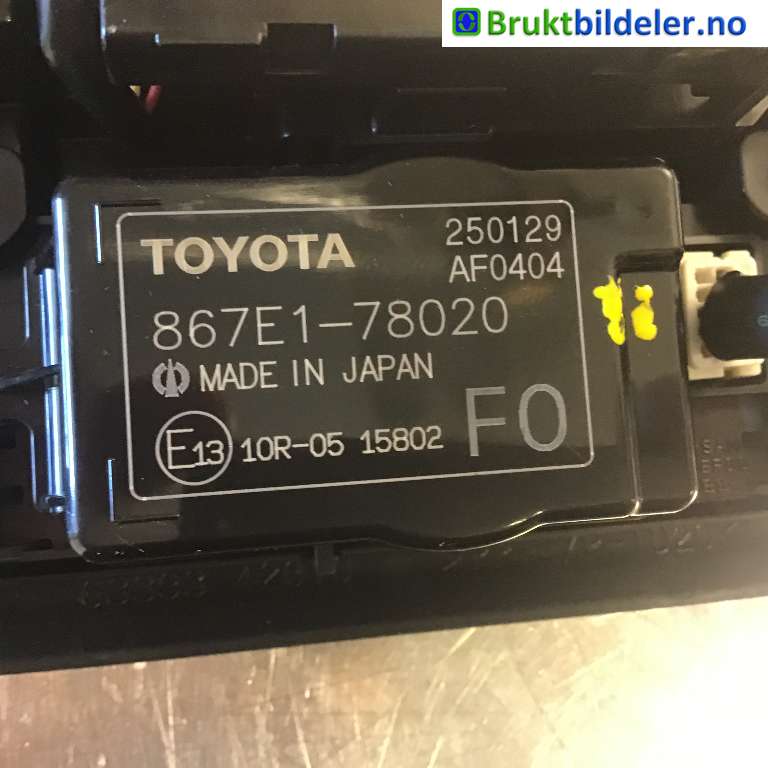 Tak konsoll til Toyota bZ4X 2022-->>  (TOYOTA|8973B-42030|CAT0027316|867E1-780220)