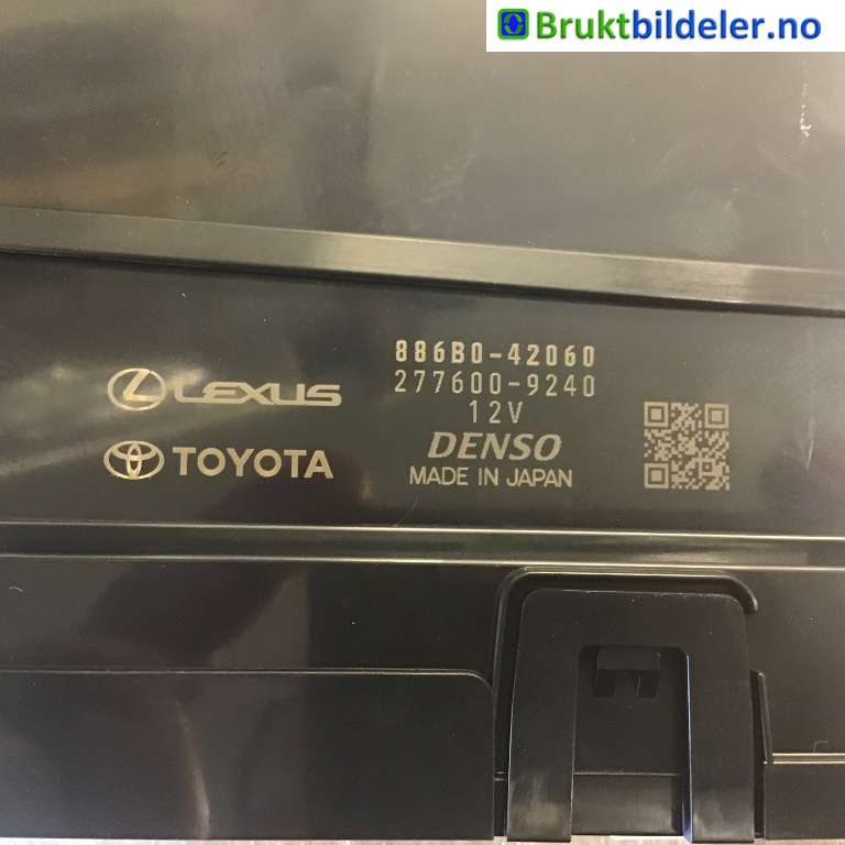 Styreenhet klima/aircondition til Toyota bZ4X 2022-->>  (TOYOTA|886B042060|277600-9240|)