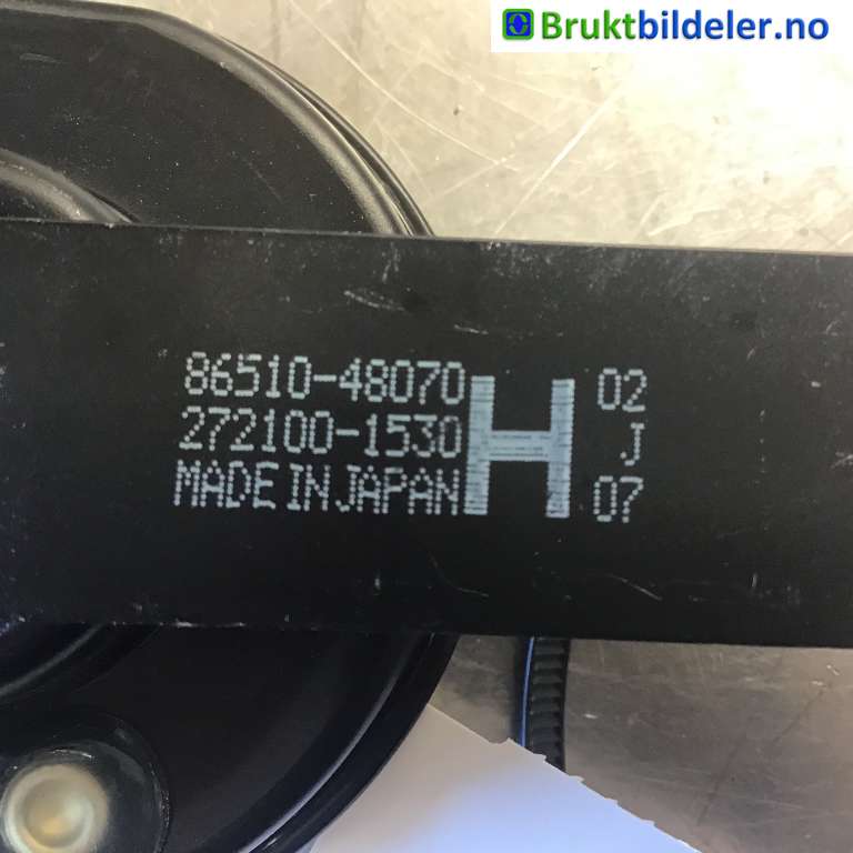 Horn/signalhorn til Toyota bZ4X 2022-->>  (TOYOTA|86510-48070|272100-1530|)