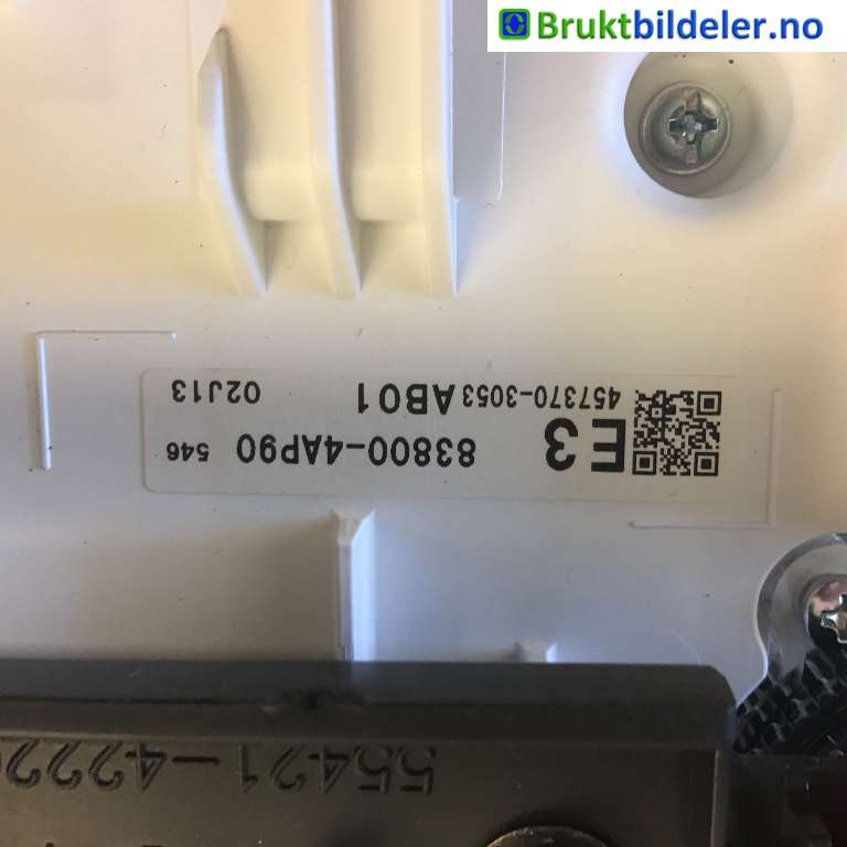 Instrumentpanel til Toyota bZ4X 2022-->>  (TOYOTA|83800-4AP90|457370-3053|)