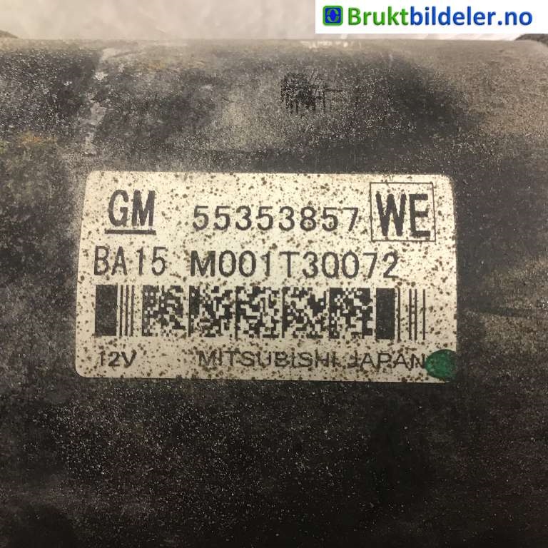 Starter diesel til Opel Insignia A 2009-2014  (OPEL|55353857|M001T30072|)