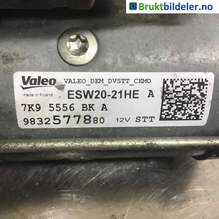 Starter diesel til Peugeot 5008 2017-->> (Type II) (PEUGEOT|98 325 778 80|ESW20-21HE|)