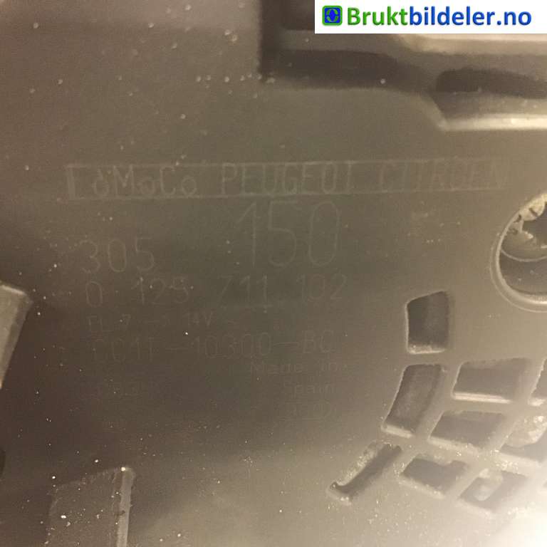 Dynamo til Ford Transit 2006-2013  (FORD|6C1T-10300-BC|)