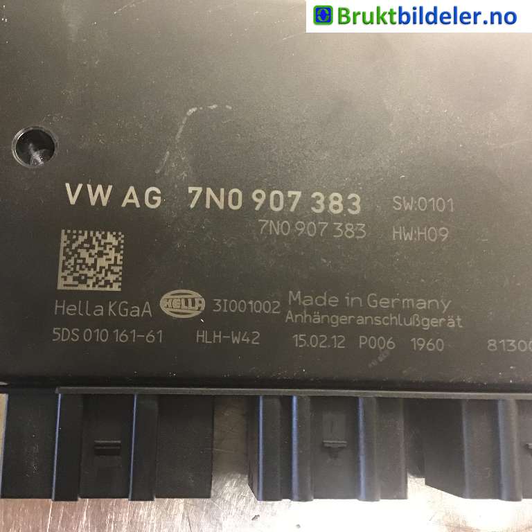 Styreenhet hengerfeste til VW Sharan 2010-->> (Type II)  (VOLKSWAGEN|7N0 907 383|31001002|)