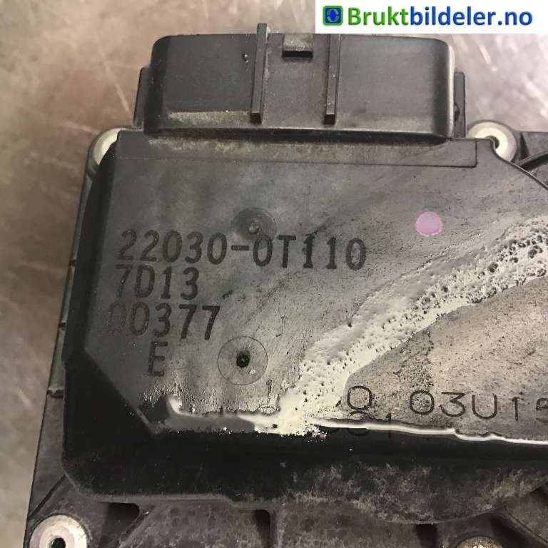 Spjeldhus til Toyota Auris 2015-2019 (Type II, Fase 2)  (TOYOTA|22030-0T110|7D1300377E|1450 03U15)
