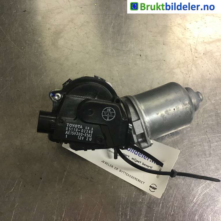 Viskermotor frontrute til Toyota Auris 2015-2019 (Type II, Fase 2)  (TOYOTA|85110-02340|AE159300-3562|)