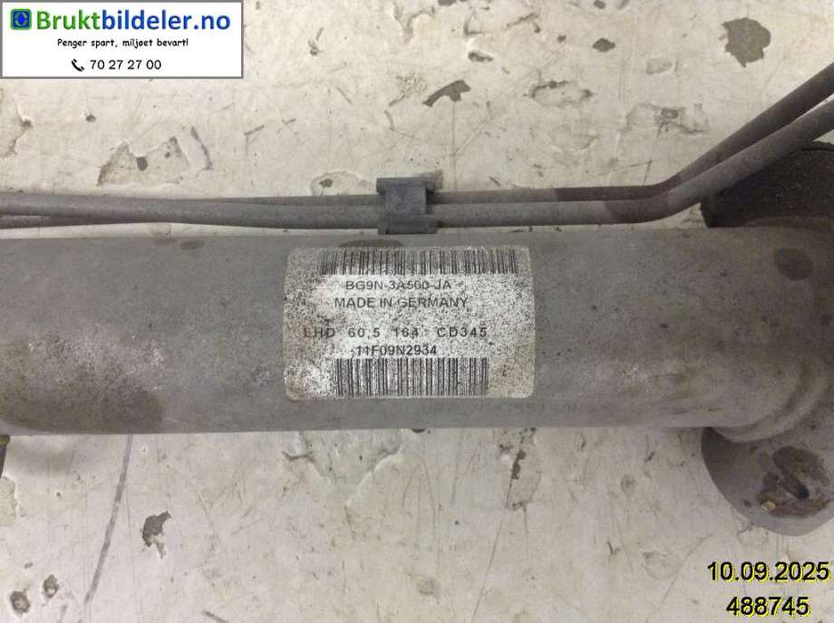 Tannstang til Ford Mondeo 2011-2014 (Type IV, Fase 2)  (FORD|BG9N-3A500-JA|11F09N2934|)