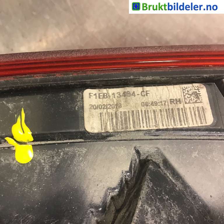 Baklykt høyre til Ford Focus 2014-2018 (Type III, Fase 2) (FORD|F1EB-13404CF||F1EB-13484-CF)