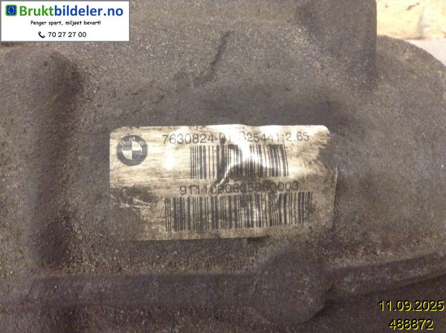 Kardang klokke bak til BMW 5-Serie 2010-2017 (F10/F11) (F10/F11) (BMW|7630824-01|B25441|)