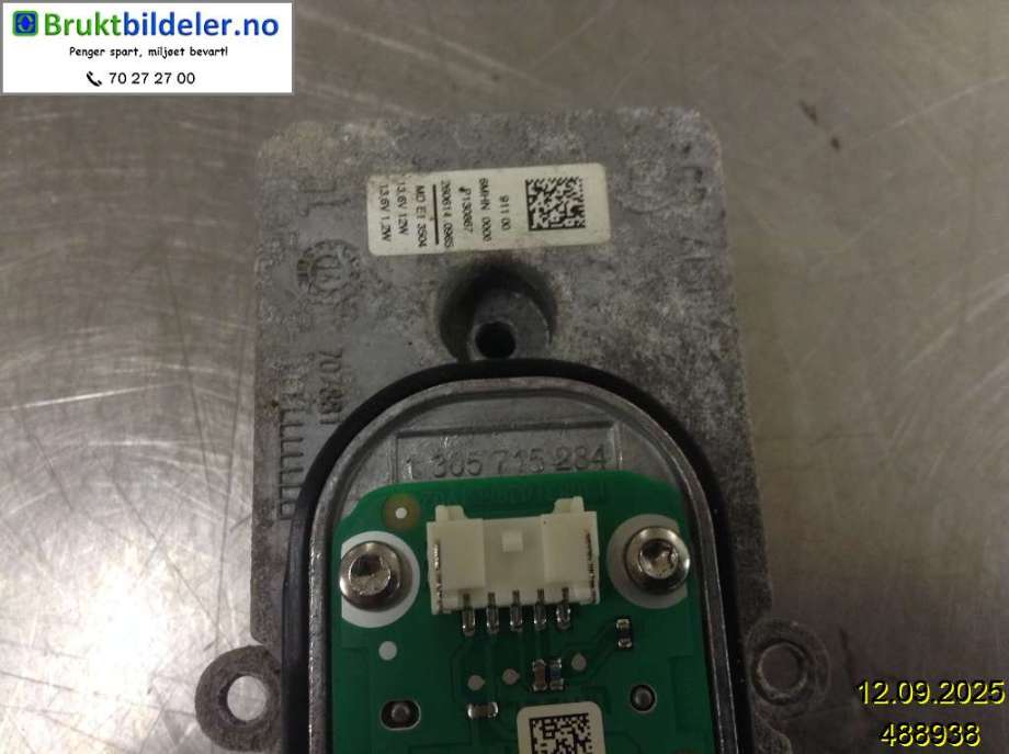 Styreenhet xenon/ballast til Mercedes C-Klasse 2014-2018 (Fase 1) (W205) (W205) (MERCEDES||1 305 715 284)